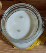 Soy Candle in Glass jar with locking lid