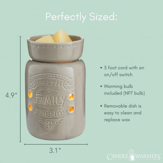 Faith Family & Friends Midsize Wax Warmer