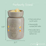 Faith Family & Friends Midsize Wax Warmer