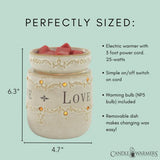 Live Laugh Love Large Wax Warmer